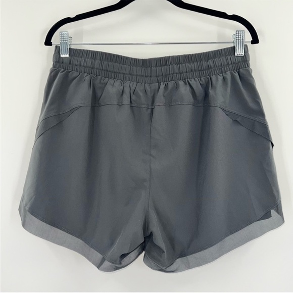 Halara NWT DrawstringFlowy Mesh 2-in-1 Shorts in Volcanic Ash XL fits like L - Picture 5 of 9